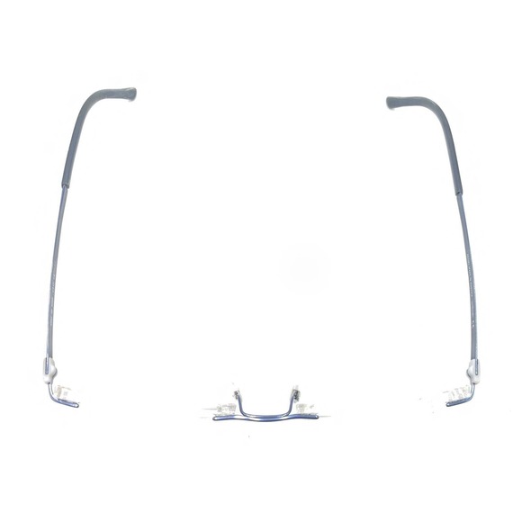 Silhouette 5452 40 6059 Blue Gray Rimless Eyeglasses Frames 17 130 Austria - Picture 3 of 12